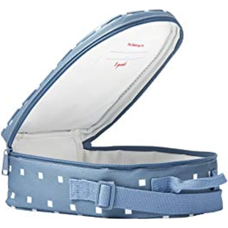 3 Sprouts Lunch Tasche, isolierte Lunchbox in Blau mit verstellbarem Gurt, phthalat- und BPA-frei, 25.4 x 9.5 x 20 cm – Bild 3