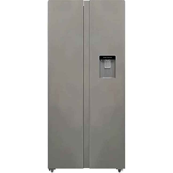 PKM SBS436NFWDIX, Side by Side Kühl-Gefrierkombination Inox 450 L/2-türig mit Wasserspender/180 Liter 4 Sterne Gefrierfach/Frostfrei/41 dB - Preisvergleich – Bild 1