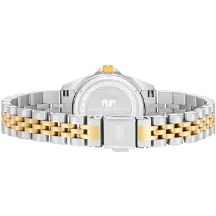 Rhodenwald & Söhne Damen Uhr 10010487, Analog Quarzwerk mit Bicolor Edelstahl Armband Silber/Gold, Wasserdicht bis 5 ATM – Bild 5