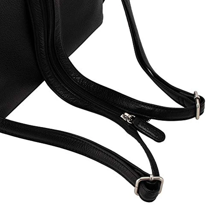 Picard Luis City Rucksack, 100% Leder, 34 cm, schwarz – Bild 7