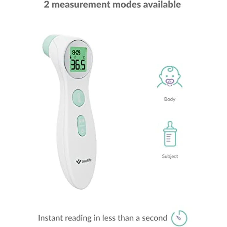 TrueLife Care Q6 Fieberthermometer kontaktlos Akkurates Berührungsloses ...