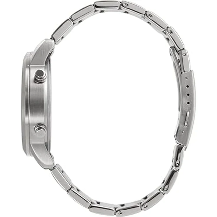 KIENZLE Funk-Armbanduhr Modell HAMBURG, Quarz-Uhrwerk, digitale Anzeige, leuchtende Zeiger, wasserdicht bis 10 bar, inkl. Geschenketui, silber - Preisvergleich – Bild 3