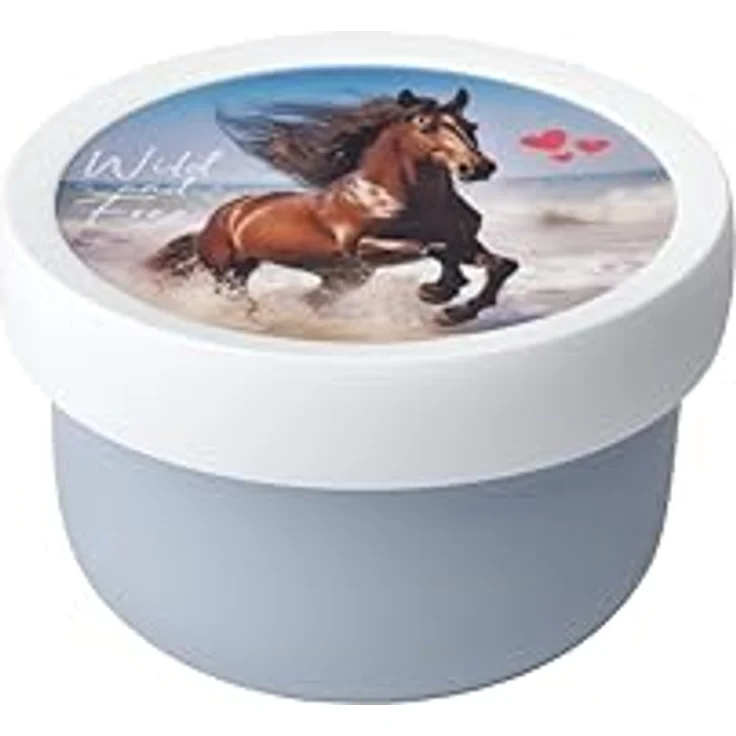 Mepal Campus Fruchtbox mit Gabel, 300 ml, spülmaschinen- und mikrowellengeeignet, ideal für Kinder – Bild 1