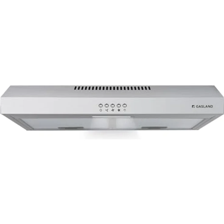 GASLAND SR60SP, Dunstabzugshaube 60cm mit 3 Leistungsstufen, Silber, LED-Beleuchtung, abnehmbarer Filter, 200m³/h Abluft/Umluft, Pyramidenform – Bild 2