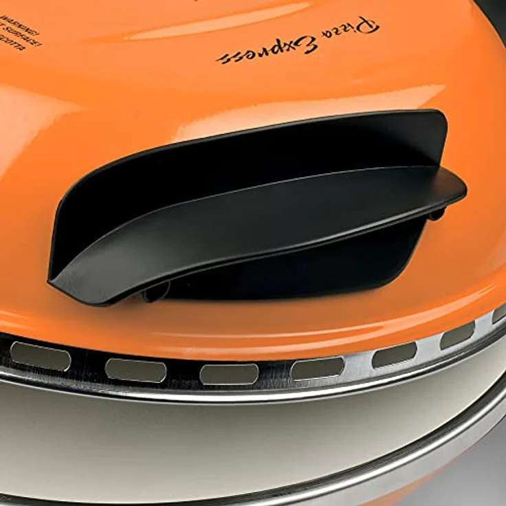 G3 Ferrari G10006 Pizza Express Delizia, Pizzaofen mit einstellbarem Thermostat bis 400°C, 1200 W, Orange – Bild 4