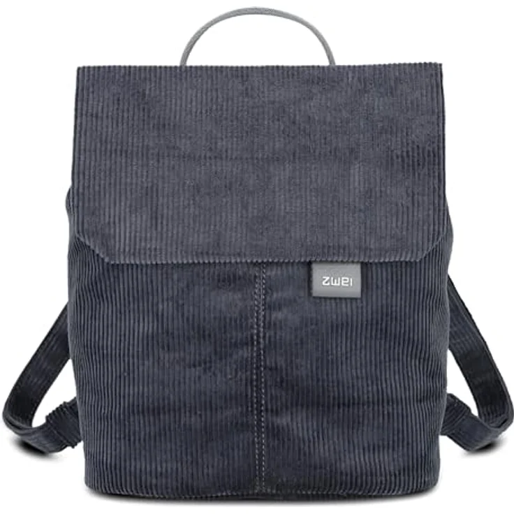 Zwei Mademoiselle.M City Rucksack, 29 cm, grau, aus 100% Polyurethan, kompakt und leicht – Bild 4