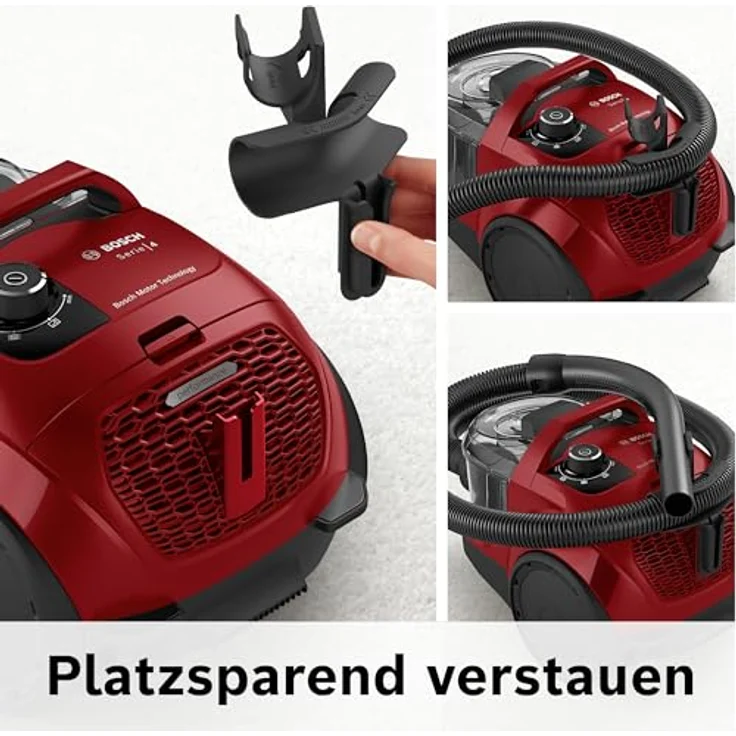 BOSCH Bodenstaubsauger BGS21CAR, Super kompakt, blau – Bild 9