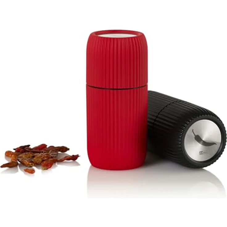 AdHoc Chilimühle Scape manuell, patentiertes Schneidwerk für optimale Aromaentfaltung, rot – Bild 4