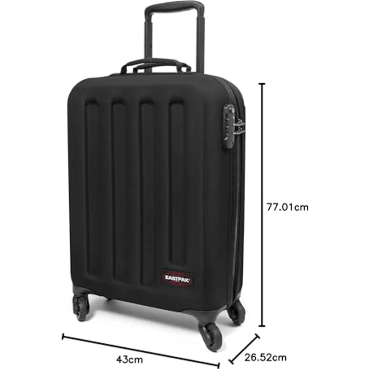 Eastpak Tranzshell L 75L Koffer, Schwarz, TSA-Schloss, 4 Rollen – Bild 6