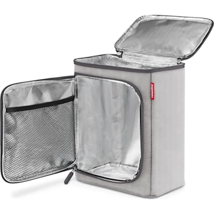 reisenthel Coolerbox Herringbone Grey, 7 l, wasserabweisend mit starker Thermo-Isolierung und zwei Tragegriffen – Bild 3