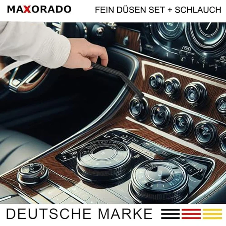Maxorado Staubsauger PC Aufsatz Set, Mini Düsen für Feinreinigung von Computer, Laptop und 3D Drucker, 90cm Schlauch, Universaladapter für 32mm und 35mm Staubsauger – Bild 5