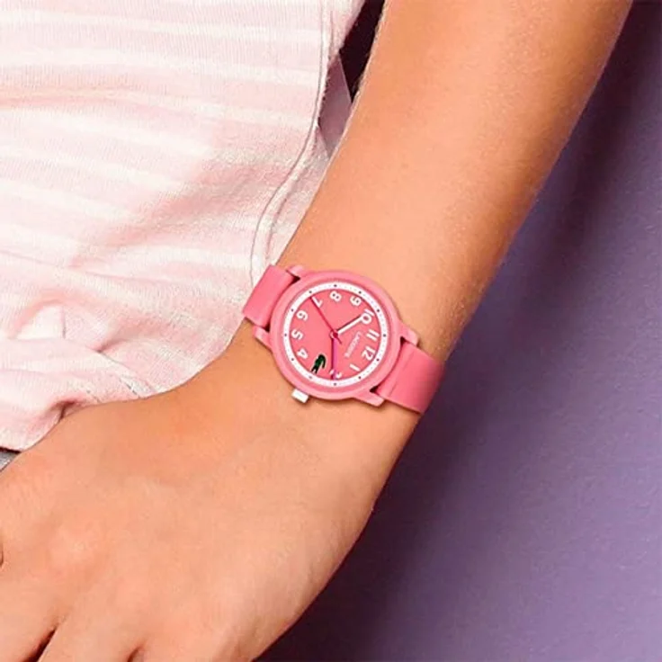 Lacoste Analog Quarzuhr für Kinder mit Pinkes Silikonarmband - 2030040 – Bild 5