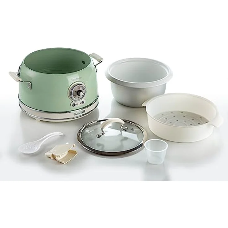 Ariete Küchenmaschine 2904GR, Reiskocher, 5 Funktionen, 650 Watt, 3 Liter Volumen, für 10 Tassen Reis – Bild 4