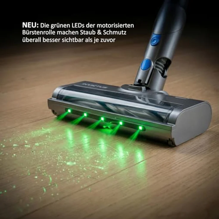 Genius INVICTUS ONE SL Hand- und Bodenstaubsauger Deluxe-Set, 18-tlg., kabellos mit BLDC-Motor und hygienischer Absaugstation – Bild 5
