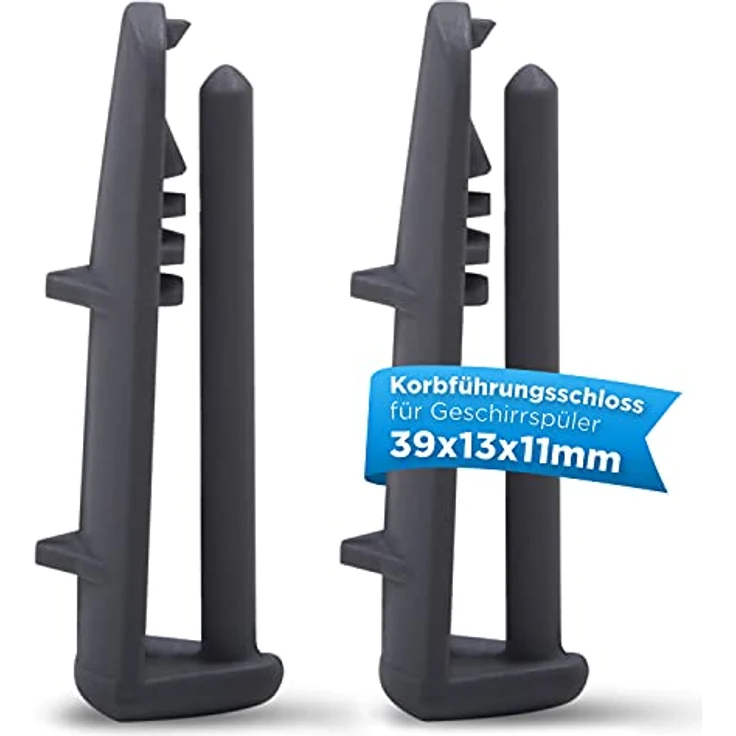 VIOKS Laufschienenanschlag für Geschirrspüler, 2er Set Abdeckkappe und Stopper, kompatibel mit Beko 1880580400, robust und langlebig – Bild 1