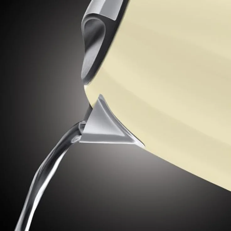 Russell Hobbs Wasserkocher Colours+ Creme, 1,7l, 2400W, Schnellkochfunktion, optimierte Ausgusstülle, herausnehmbarer Kalkfilter, Wasserstandsanzeige, Füllmengenmarkierung, Teekocher 20415-70 – Bild 3