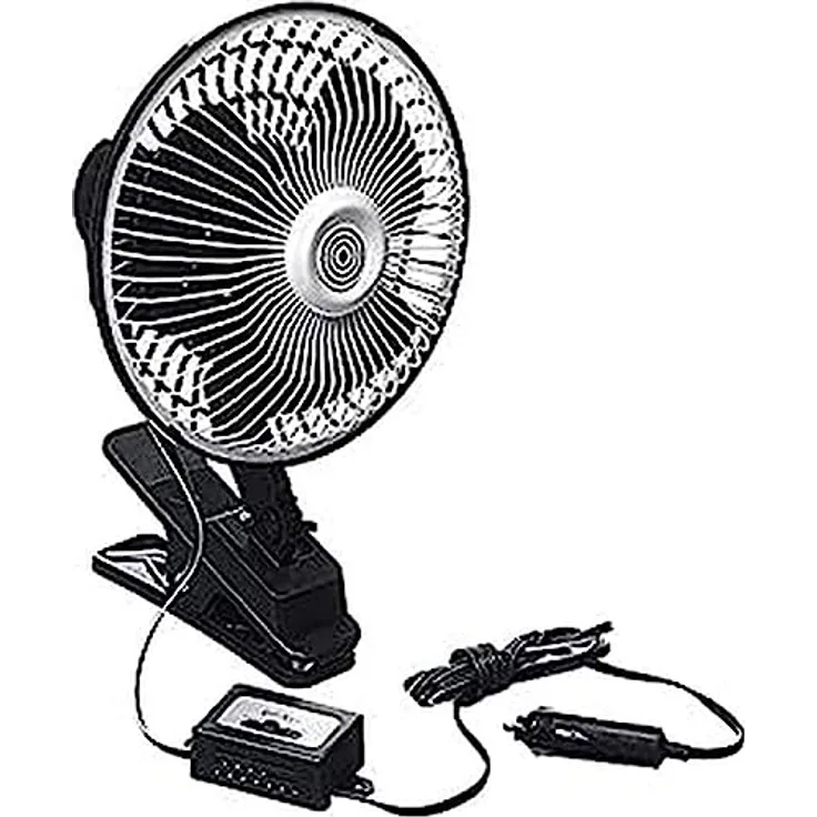 All Ride 12V Auto Ventilator, Standventilator für kühle Luft im Fahrzeug