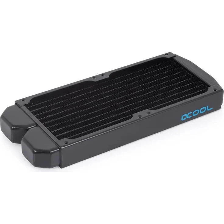 Alphacool NexXxoS ST25 Full Copper 92mm Dual Radiator (184mm) (14397), Wasserkühlung Radiator, Schwarz