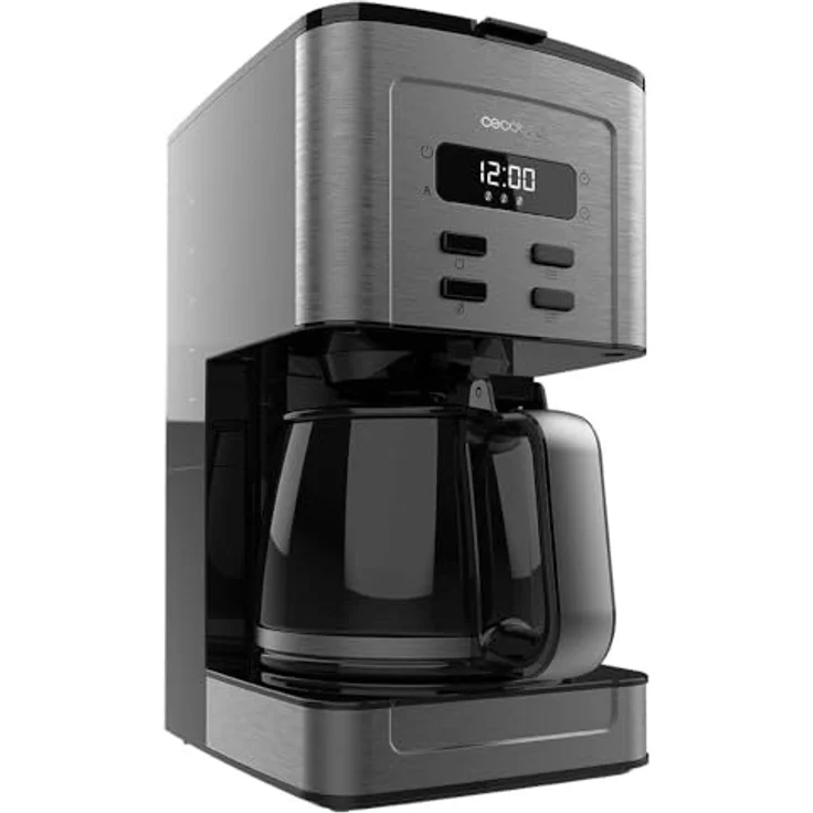 Cecotec Coffee 56 Time, Programmierbare Kaffeemaschine, 800W, Edelstahl, 1,3L für 12 Tassen, LCD-Display, Tropfenschutz, Automatische Abschaltung – Bild 2