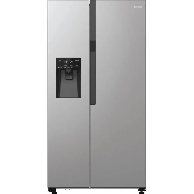 Gorenje NRR9ESXL, Side by Side Kühl-Gefrier-Kombination mit 566 Litern, Edelstahl, IceMaker, NoFrost Plus und Inverter-Kompressor