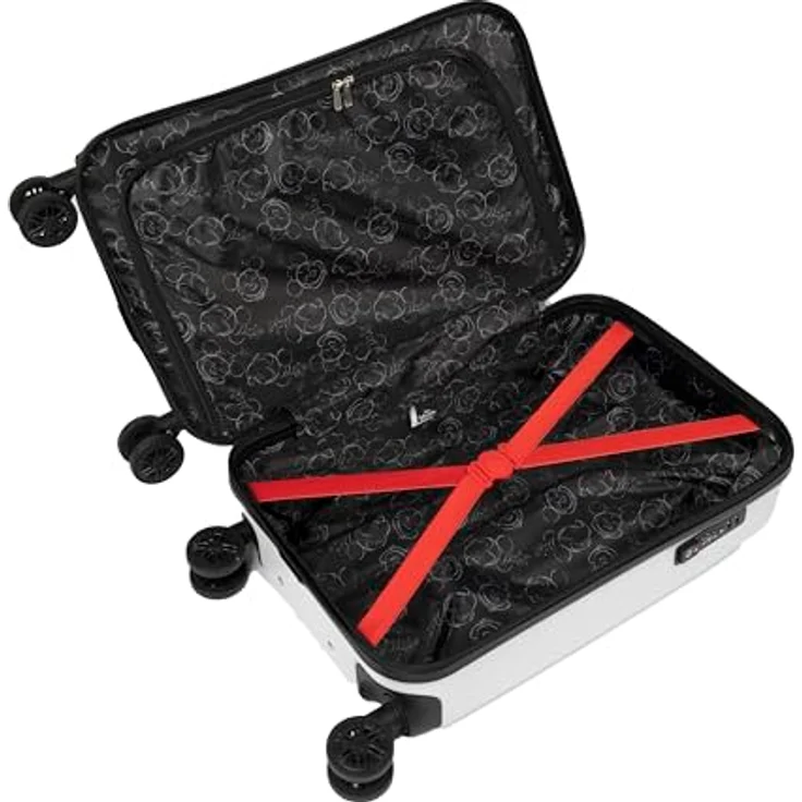 UNDERCOVER Kinderkoffer Mickey Mouse, 59 cm, 4 Rollen, mit TSA-Zahlenschloss in Schwarz – Bild 4