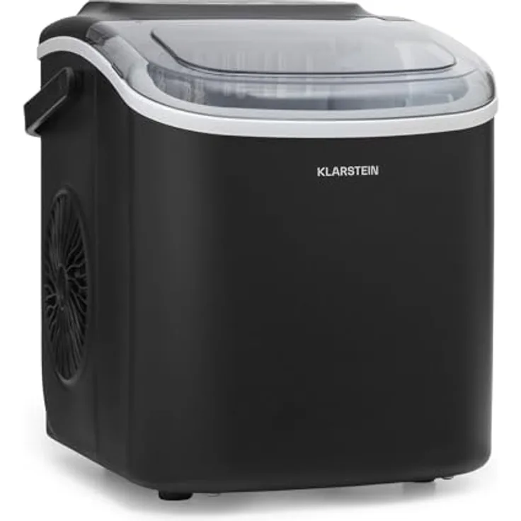 Klarstein Eiswürfelmaschine für Zuhause Camping Gastro, Schnelle Mini-Eiswürfelmaschine Klein, Profi Eismaschine für Große & Kleine Eiswürfel, Selbstreinigend, 1,3L Wassertank, 12kg Eis in 24h - Preisvergleich