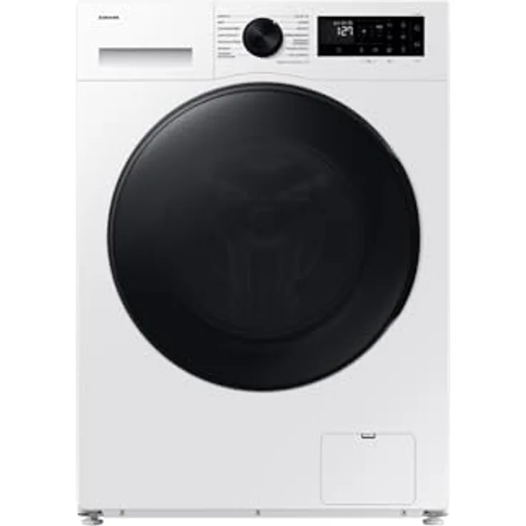 Samsung WD90DG5B15BE Waschtrockner, Freistehend, Frontlader, StayClean-Schublade, Air Wash-Technologie, Weiß D