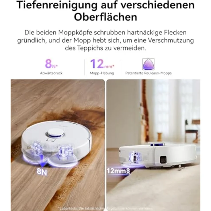 Narwal Freo Z10 Saugroboter, 15.000 Pa, Anti-Tangle-Seitenbürste, Kantenreinigung, LiDAR 4.0 Sensor mit automatischer Staubbehälter-Selbstentleerung – Bild 9