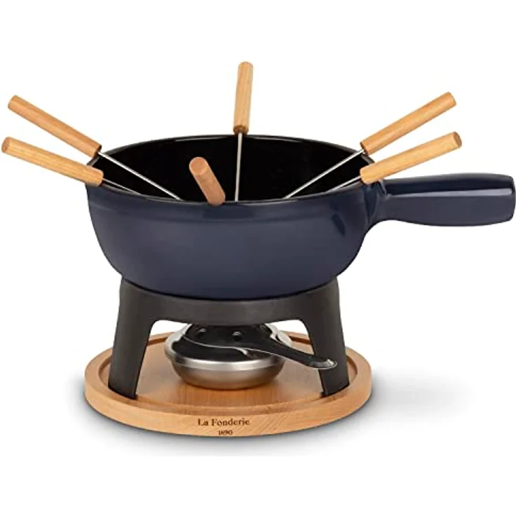 La Fonderie 1890 MONT JOUX Fondue-Gerät, Gusseisen emailliert, 1.8 liters – Bild 1