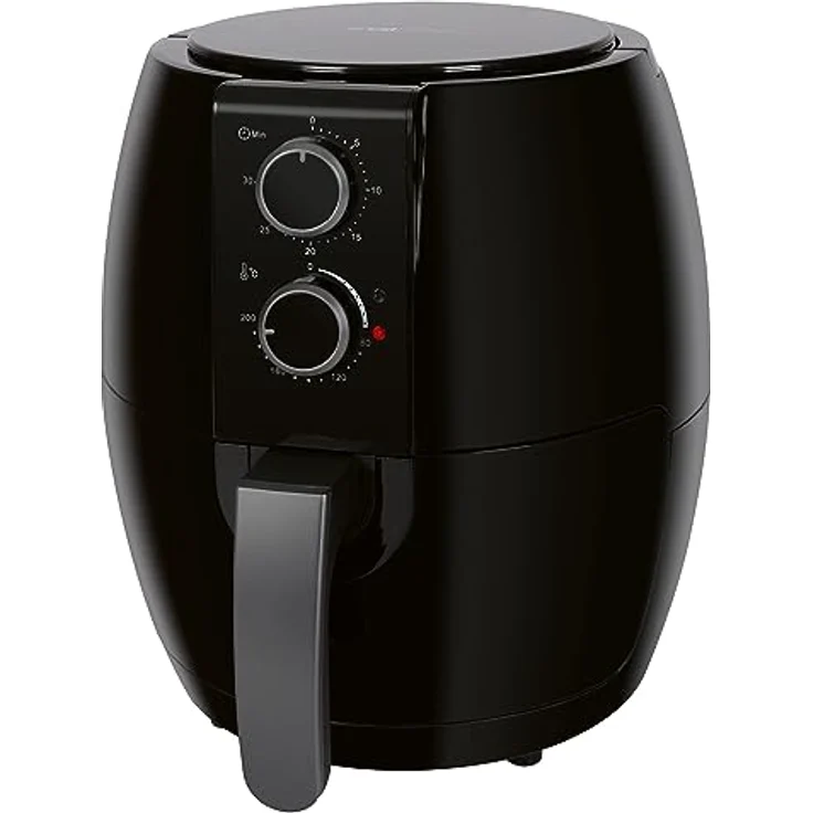 Clatronic® Heißluftfritteuse für Öl- und fettfreie Zubereitung | Airfryer 3,6L | Heissluftfriteuse mit stufenlos regelbarem Thermostat (80°C - 200°C) und Timer | ideal für Fitness | 1350W | FR 3780 H – Bild 1