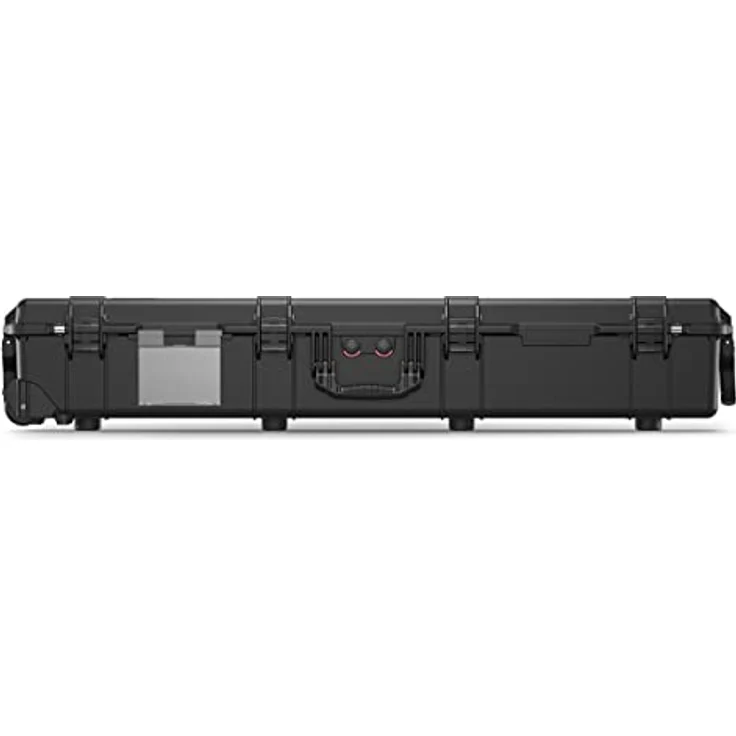 PELI 1770 Transportkoffer mit Extrem Robusten Rollen aus Polyurethan, IP67 Wasserdicht, 120L Volumen, Schaum, Schaum, Schwarz – Bild 2