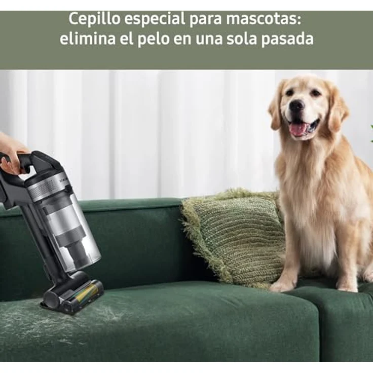 Samsung Cable Jet 75E Pet Staubsauger, 200 W, abnehmbarer Akku, Bürste für Haustiere, 99,999 % Filtersystem, grün – Bild 5