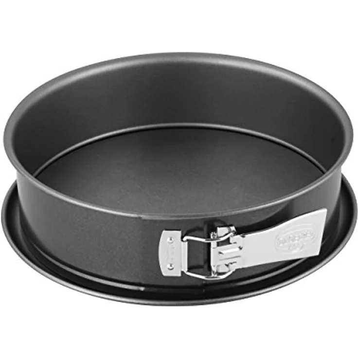 Dr. Oetker Spring--Kuchen--Backform, Ø 26 cm, auslaufsichere, runde, aus Stahl mit keramisch verstärkter Antihaft-Beschichtung, Menge: 1 Stück, Farbe: grau – Bild 2