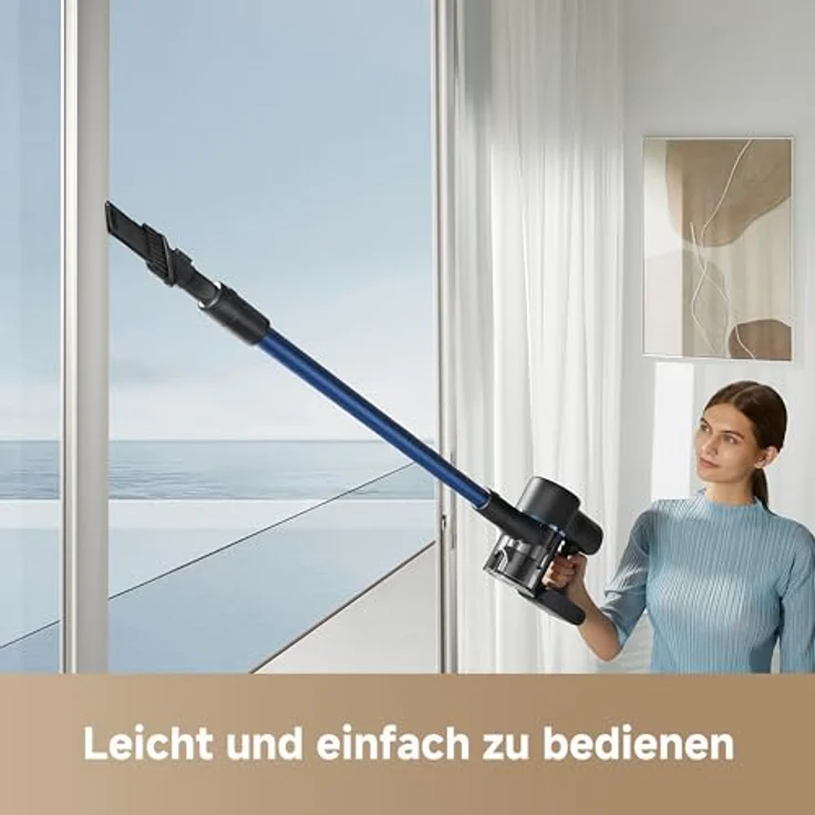 Dreame Mova S4 Detect Kabelloser Stielstaubsauger mit leistungsstarker Saugkraft von 150 AW, maximaler Laufzeit von 90 Minuten, blau – Bild 9