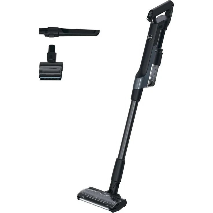Hoover HF210P1 011, Akku Handstaubsauger mit 1 L Staubbehälter, 14,4 V, Obsidian Grey, ultraleicht und 40 Minuten Laufzeit