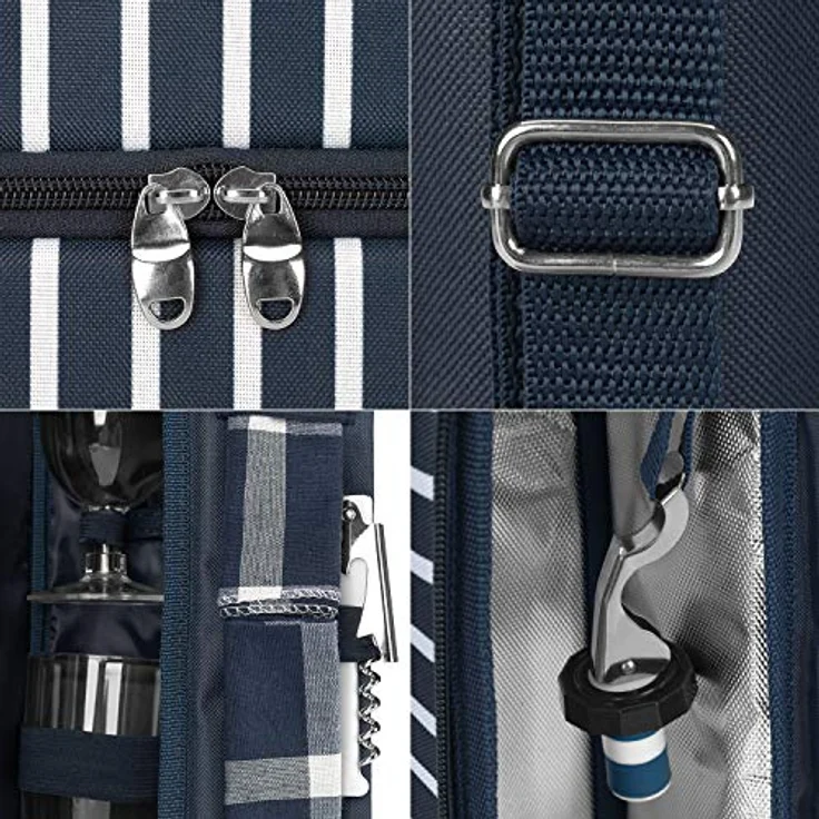 Anndora Mini Kühltasche + Zubehör, mit Reißverschluss verschließbar – Bild 8