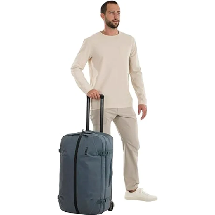 Thule Aion Reisetasche mit Rädern, 70 cm, robuste Aufbewahrung für Nass/Schmutz, leichtgängige 360°-Rollen, TSA-Schloss, 100% recyceltes Material – Bild 5