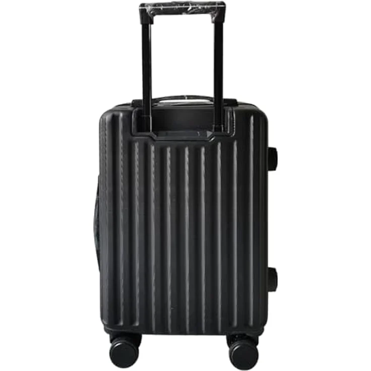 NTK-Collection Kofferset Leandra, 2-teilig, Hartschalenkoffer, Schwarz, 80 l Volumen, integriertes Zahlenschloss, leichtläufige Rollen – Bild 2