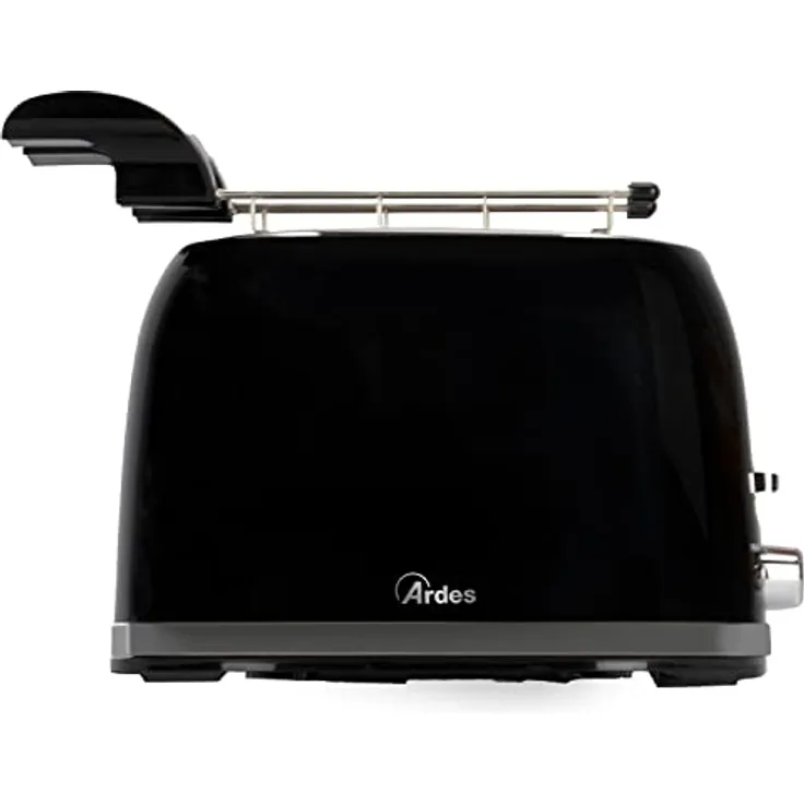 Ardes ARTOAST03 TOSTO PRESTIGE Toaster mit Edelstahlzangen, 2 Timer für 7 Röstungen, abnehmbare Krümelschublade und Kabelaufwicklung, 750 W