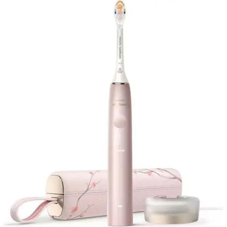 Philips Sonicare DiamondClean Prestige 9900 HX9992/44, Elektrische Zahnbürste mit SenseIQ Technologie, Weiss