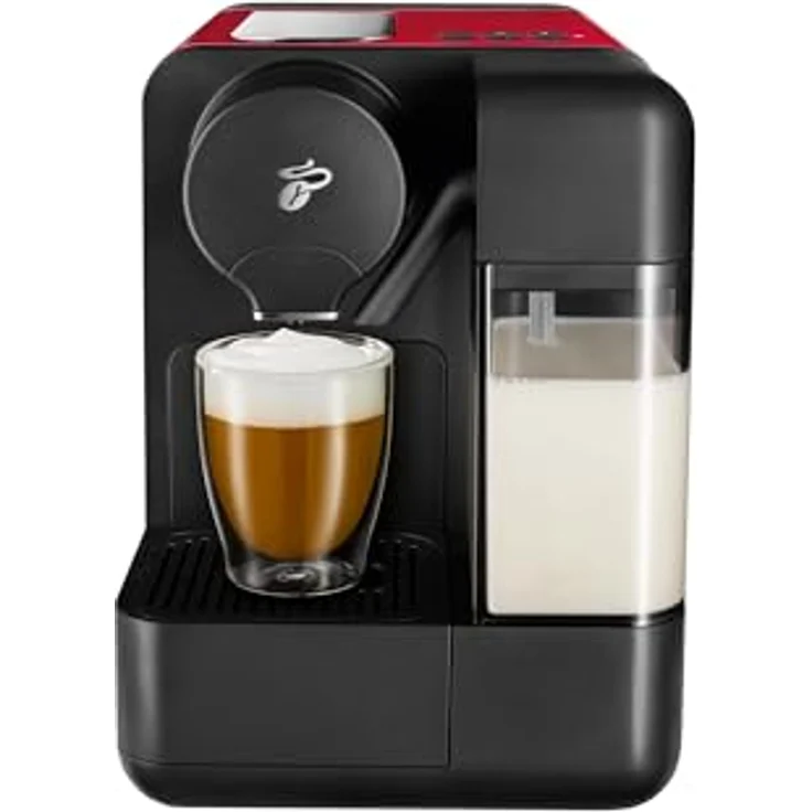 Tchibo Cafissimo "milk" Kapselmaschine für Kaffee, Espresso, Caffè Crema, Rot, mit integriertem Milchsystem und energiesparender Abschaltautomatik – Bild 3