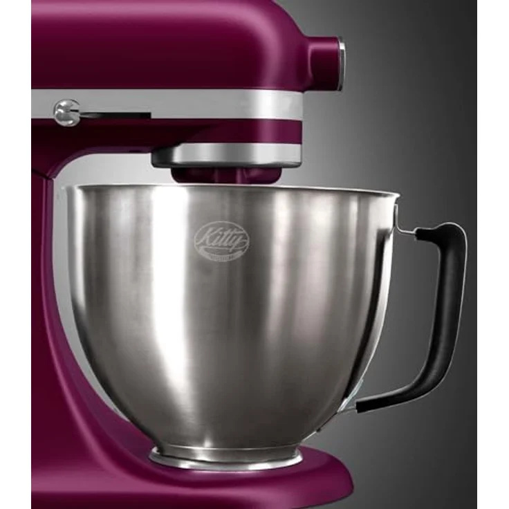 Kitty Professional Edelstahl Rührschüssel Super Bowl mit Messskalen, spülmaschinenfest, Brushed Steel – Bild 3