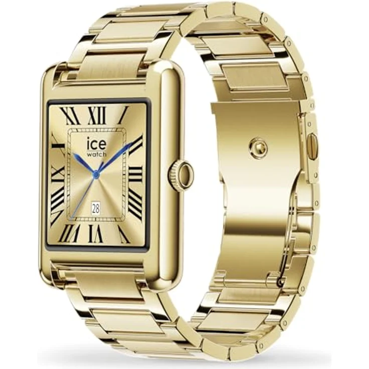 ICE-WATCH Ice smart TKS 2.0, Damen Smartwatch mit Edelstahl-Armband, 1,41 Zoll AMOLED-Display, gold, wasserdicht IP68, viele Funktionen – Bild 2