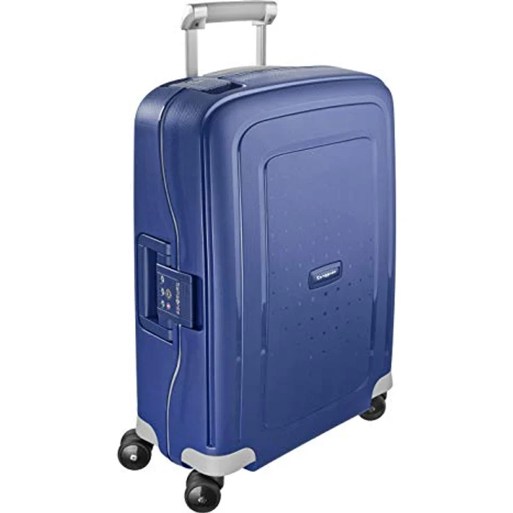 Samsonite S'Cure - Spinner S Handgepäck, 55 cm, 34 L, mit 4 Rollen, Blau (Dark Blue) – Bild 1