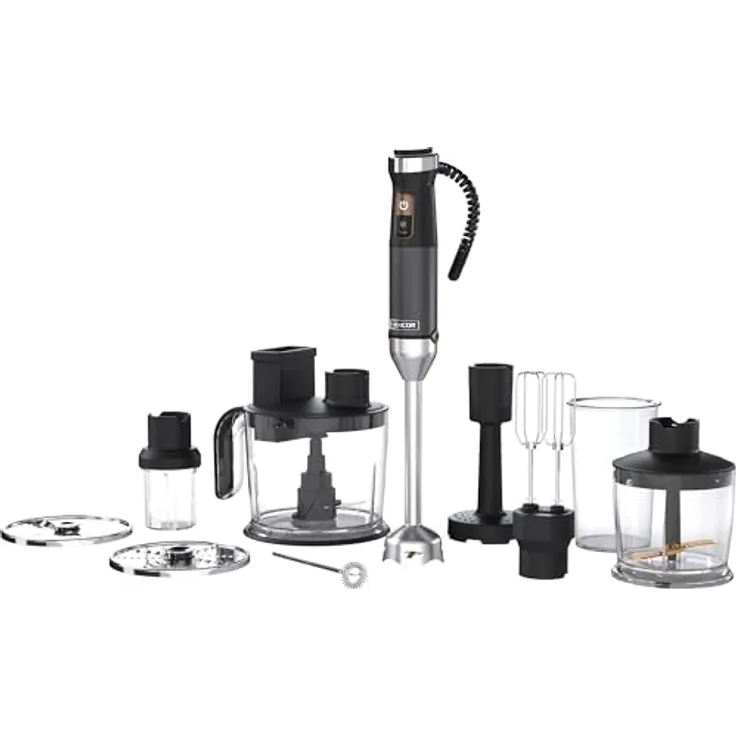 Sencor Ultra Potente Stabmixer, 1500W, 10-in-1 Multifunktionalität, Schwarz
