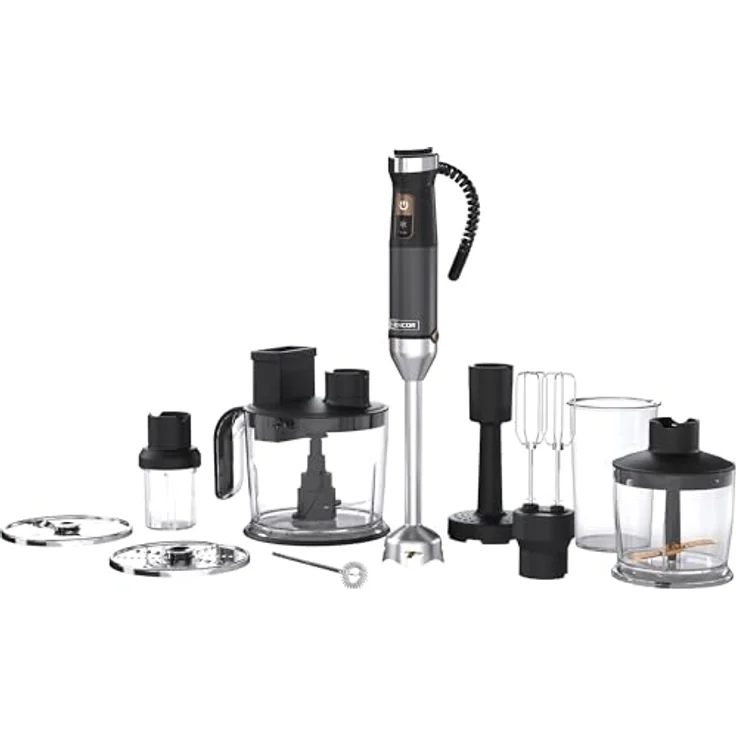 Sencor Ultra Potente Stabmixer, 1500W, 10-in-1 Multifunktionalität, Schwarz – Bild 1