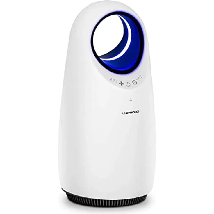 Uniprodo Luftreiniger Staub Luftwäscher Air Purifier HEPA-Filter Kohlefilter 10 qm