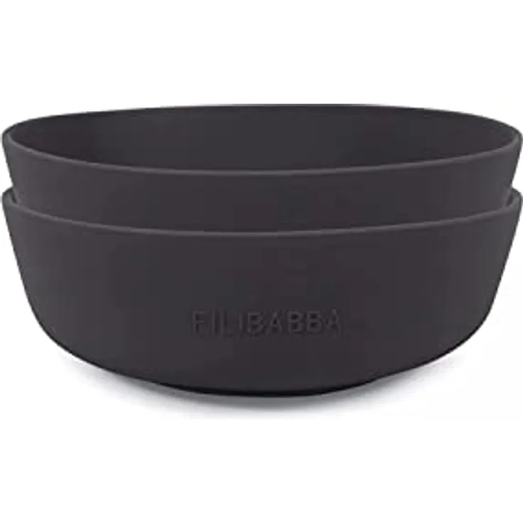 Filibabba - Silikonschale 2er-Pack - Steingrau (FI-SI007)