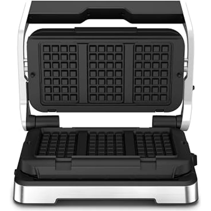 Tefal XA7348 Waffelplatten für OptiGrill 4in1 und 2in1 XL | Zubereitung von belgischen Waffeln | Aluminiumdruckguss | Antihaftbeschichtung | spülmaschinenfest | Schwarz – Bild 2