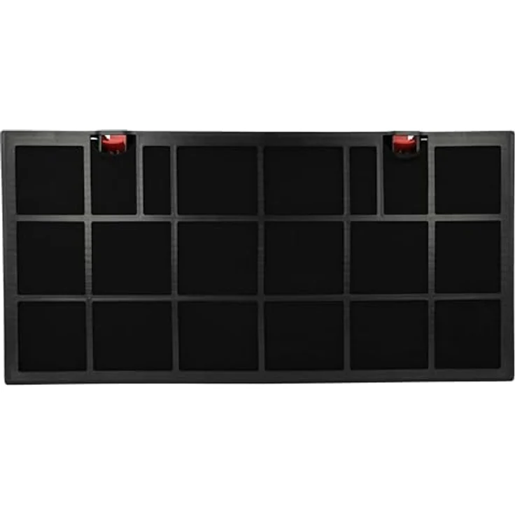 vhbw 2x Aktivkohlefilter kompatibel mit AEG 710D-W/CH, 710D-W/S, 760DD, 760D-B, 760D-B/CH, 760D-D/CH Dunstabzugshaube - Aktivkohle, 43 x 21,2 x 2,7 cm, schwarz – Bild 3